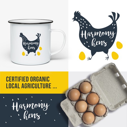 Logo design for chicken egg farm