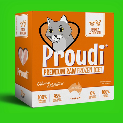 Food Brand Mascot Cat