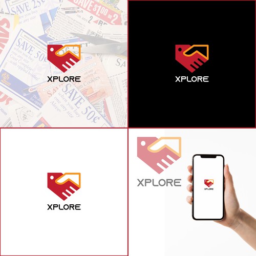 XPLORE - an App Icon logo