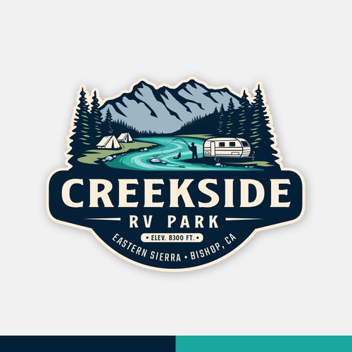 Logo Concept for Creekside RV Park