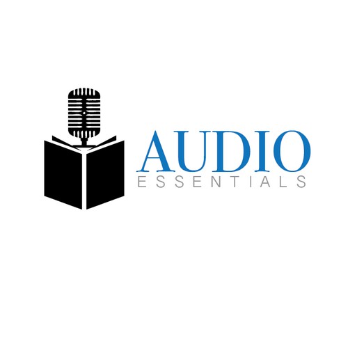 Audio Essentials Logo with old timey Microphone