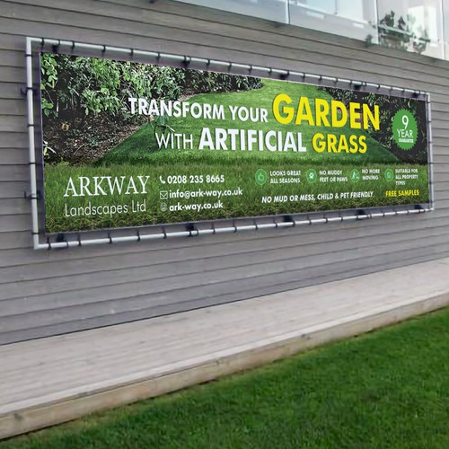 Vinyl Banner Artifical Grass company