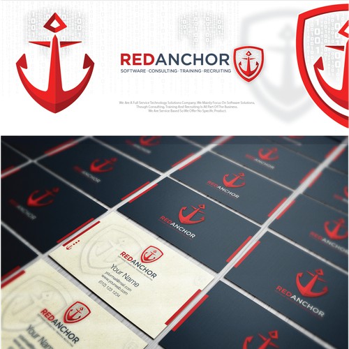 Logo Design for RED ANCHOR