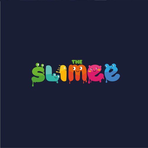 Beautiful, colorful and playful logo for The Slimee