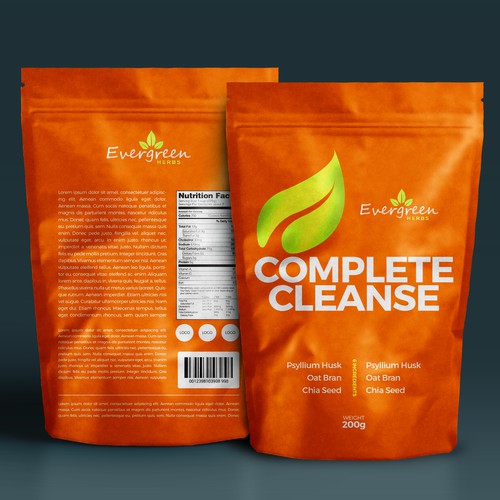 Evergreen Herbs Complete Cleanse Label