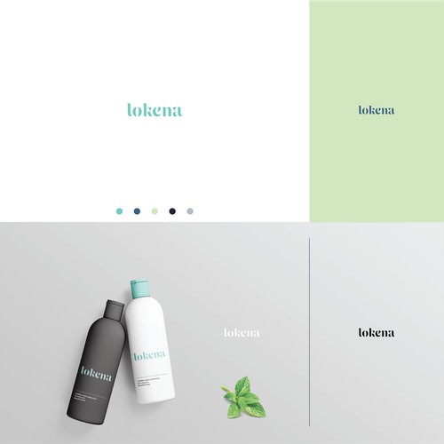 Custom wordmark for cosmetics company