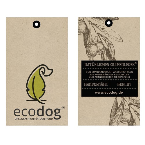 Natural label for ecodog