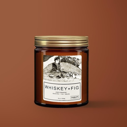 Whiskey + Fig Farm Candle