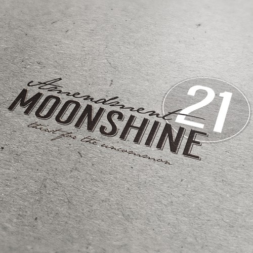 The logo for the next huge moonshine - Amendment 21!