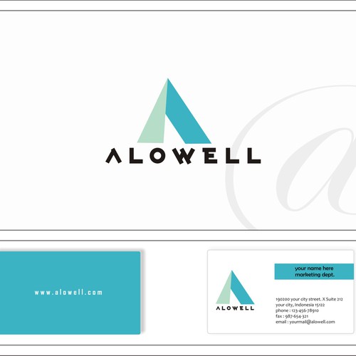 Alowell needs a new logo and business card