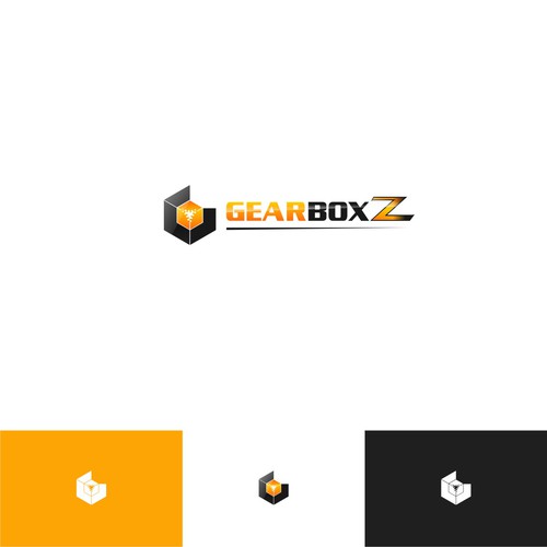 Automotive gearbox logo concept