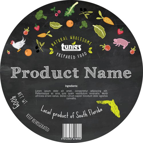 salad label