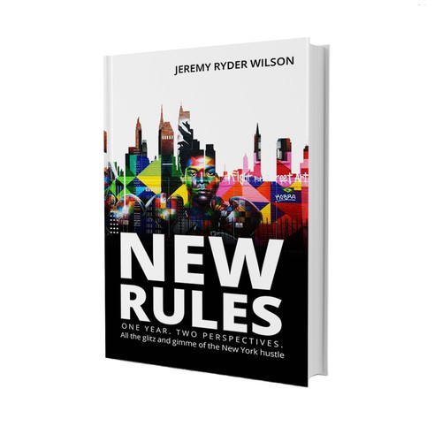 Bold Book cover design about life in New York