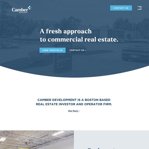 Squarespace Website for Commercial Real Estate Firm - Chamber Development