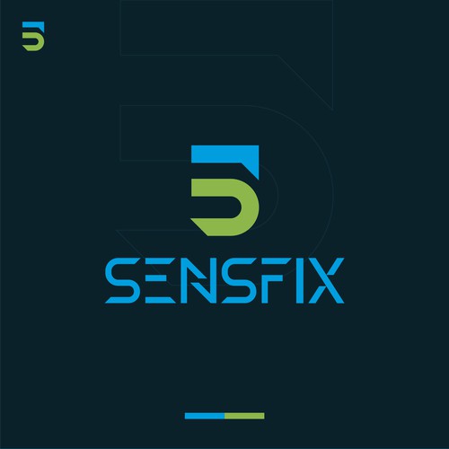Modern abstract logo design concept