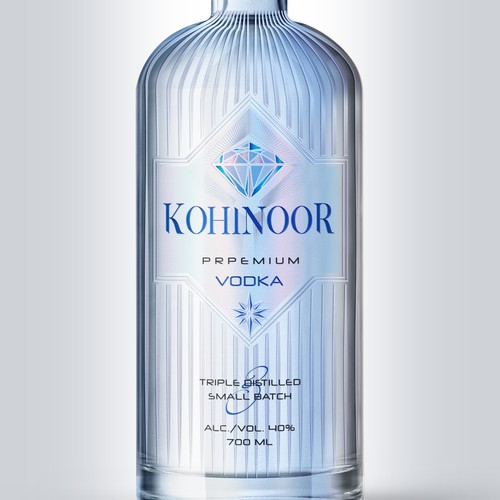 Creating a Label Design for Premium Vodka