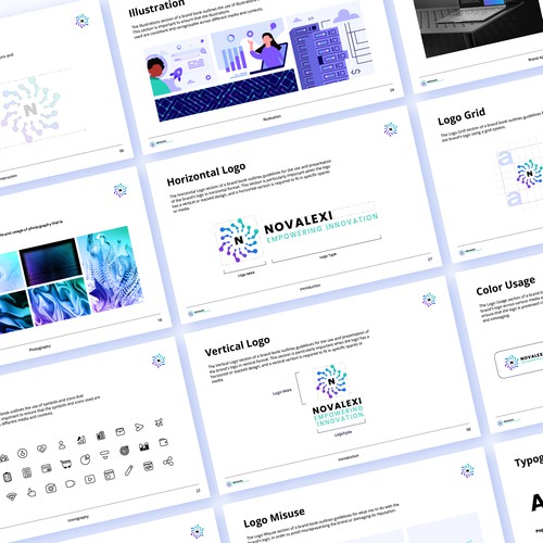 Novalexi Logo and Brand guide