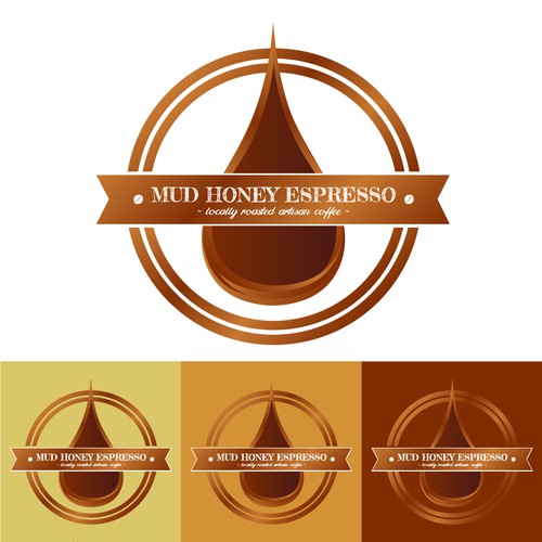 Logo "Mud honey espresso"