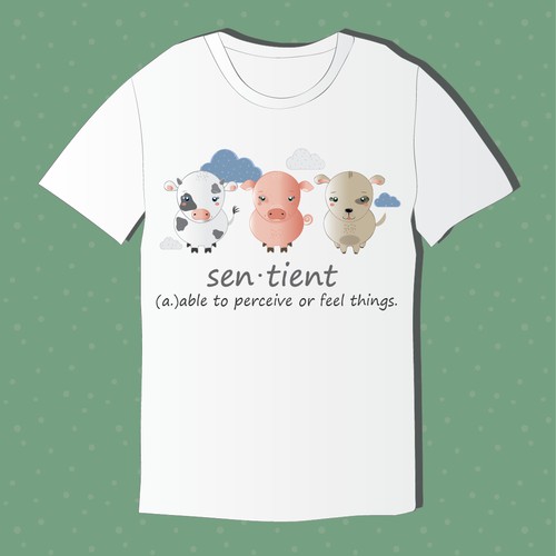 Designe t-shirt to help animals