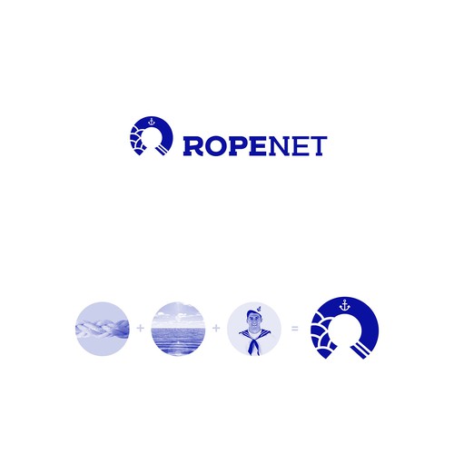 Logo concept for marine ropemakers