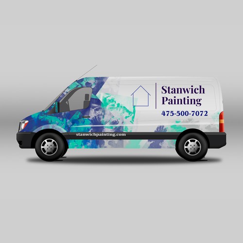 Design an Attention Grabber Van Wrap for a Painting Company