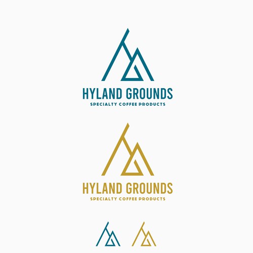 Logo and Brand Guide for Hyland Grounds Coffee Roasters