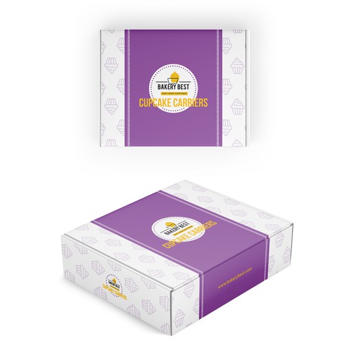 Cupcake carrier box design