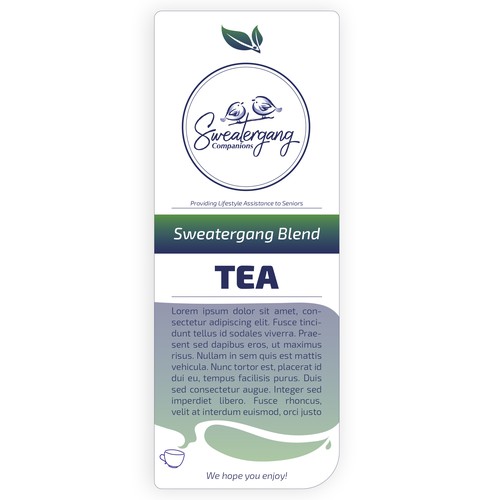 Tea label
