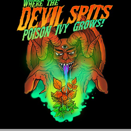 Devil Tshirt Design 