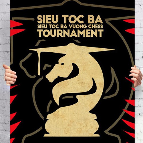 Create Creative and Attractive Chess tournament poster for kids from 5 - 13 years old