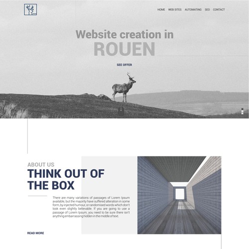 Web Page Design for Web Agency