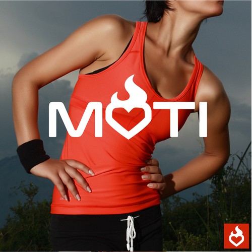 Moti - Gym clothing brand logo.