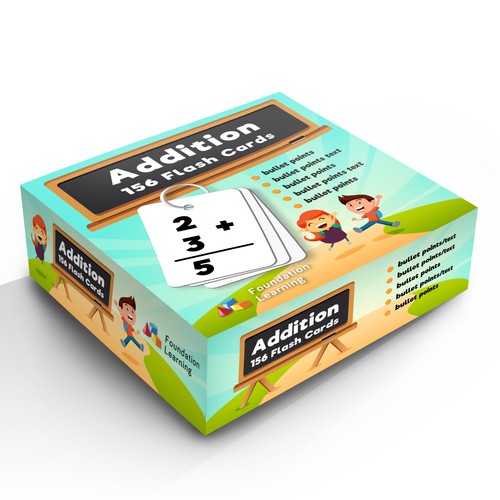 Flash Cards Box Packaging
