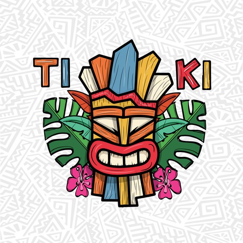 TIKI brand T-shirt design