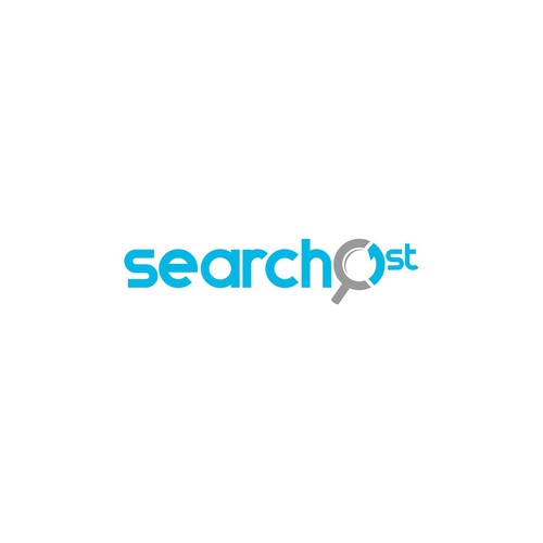 Clever logo concept for search first
