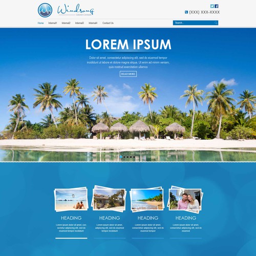 Website design neede for travel-related website