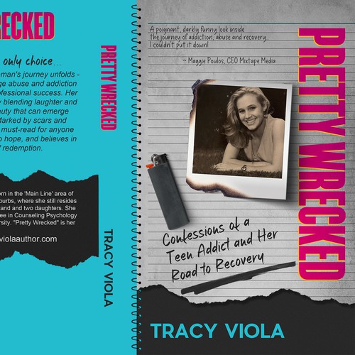 Book cover concept for Tracy Viola