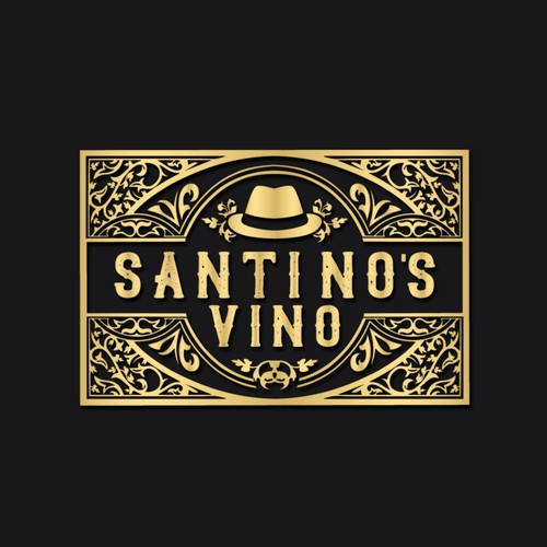 Logo concept for Santino's Vino