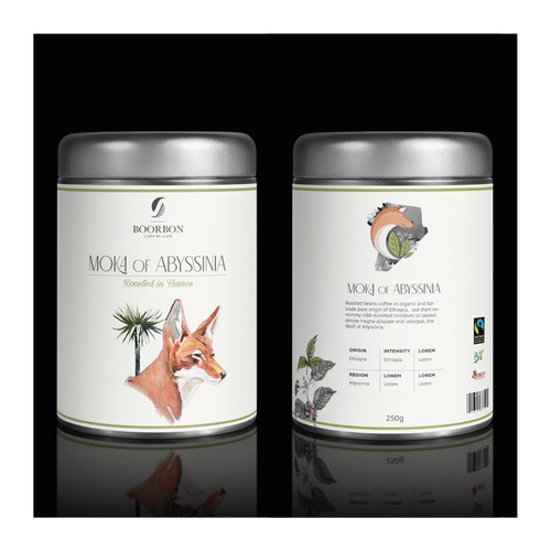 Packaging  pour un café