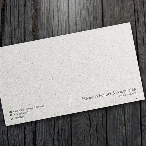 Help me get classy with a stylish business card