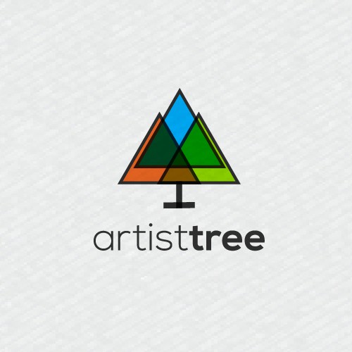 Create a stylish logo for a bespoke art website