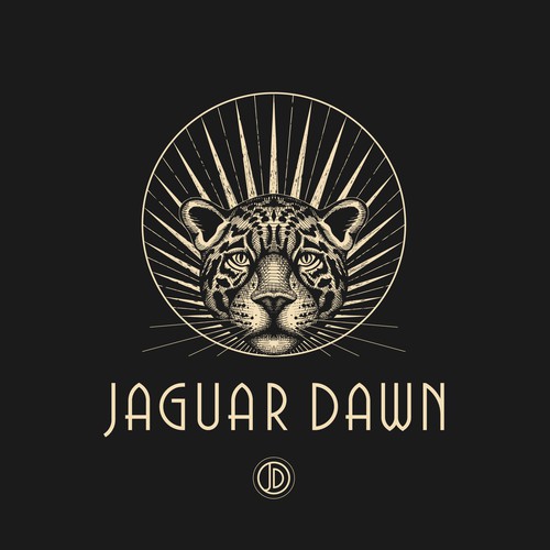 Logo design for Jaguar Dawn - dark glam accessories company.