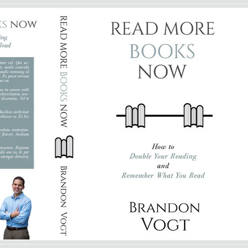 Design an eBook cover for "Read More Books Now"