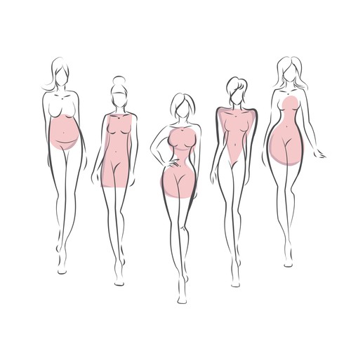 5 body illustrations for personal blog