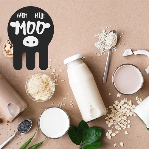 Logo Mockup - Coconut Milk - Farm