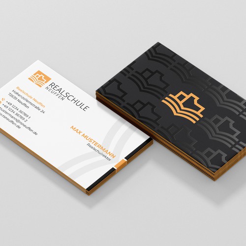 Business Card Design for REALSCHULE