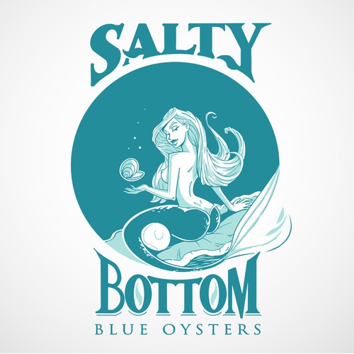 Mermaid Character Design and Logo