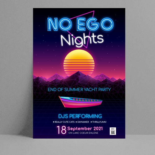 Neon flyer 