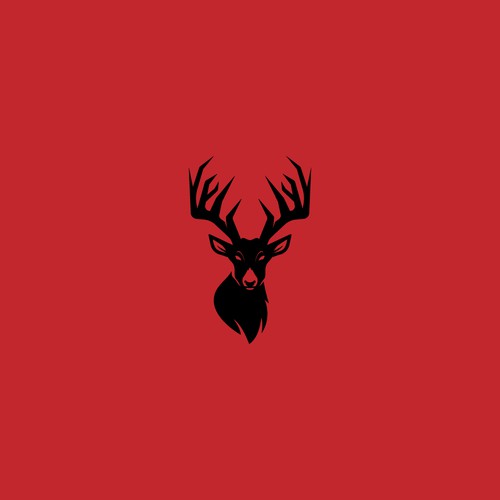 Masculine logo for a hunting related organization