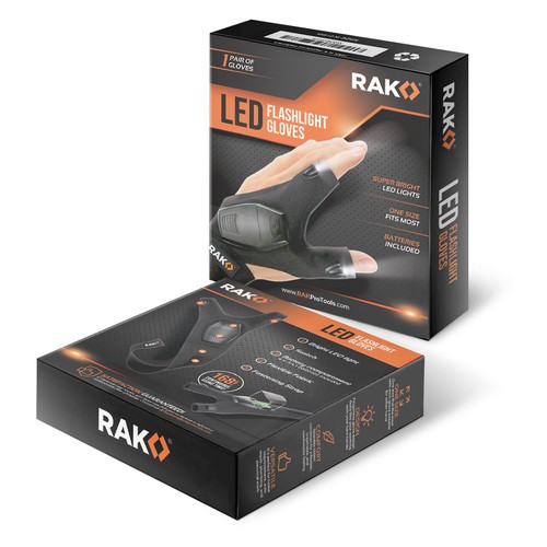 RAK LED Flashlight Gloves